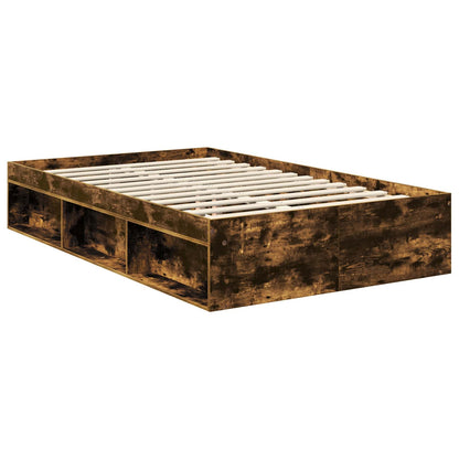 Struttura del letto Rovere fumé 120 x 200 cm Pino massello | homemem39