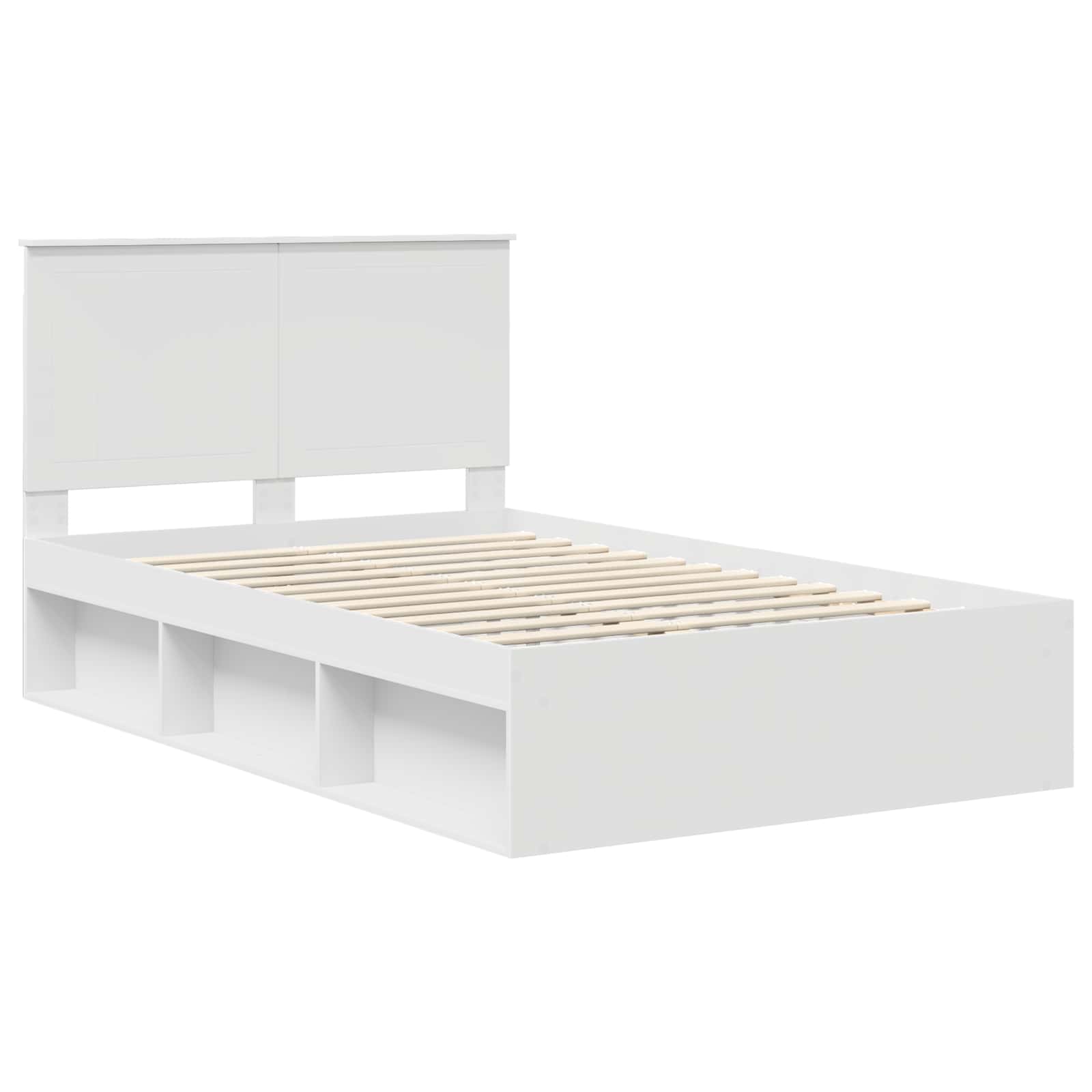 Struttura del letto Bianco 120 x 190 cm Pino massello | homemem39