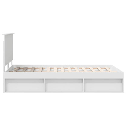 Struttura del letto Bianco 120 x 190 cm Pino massello | homemem39