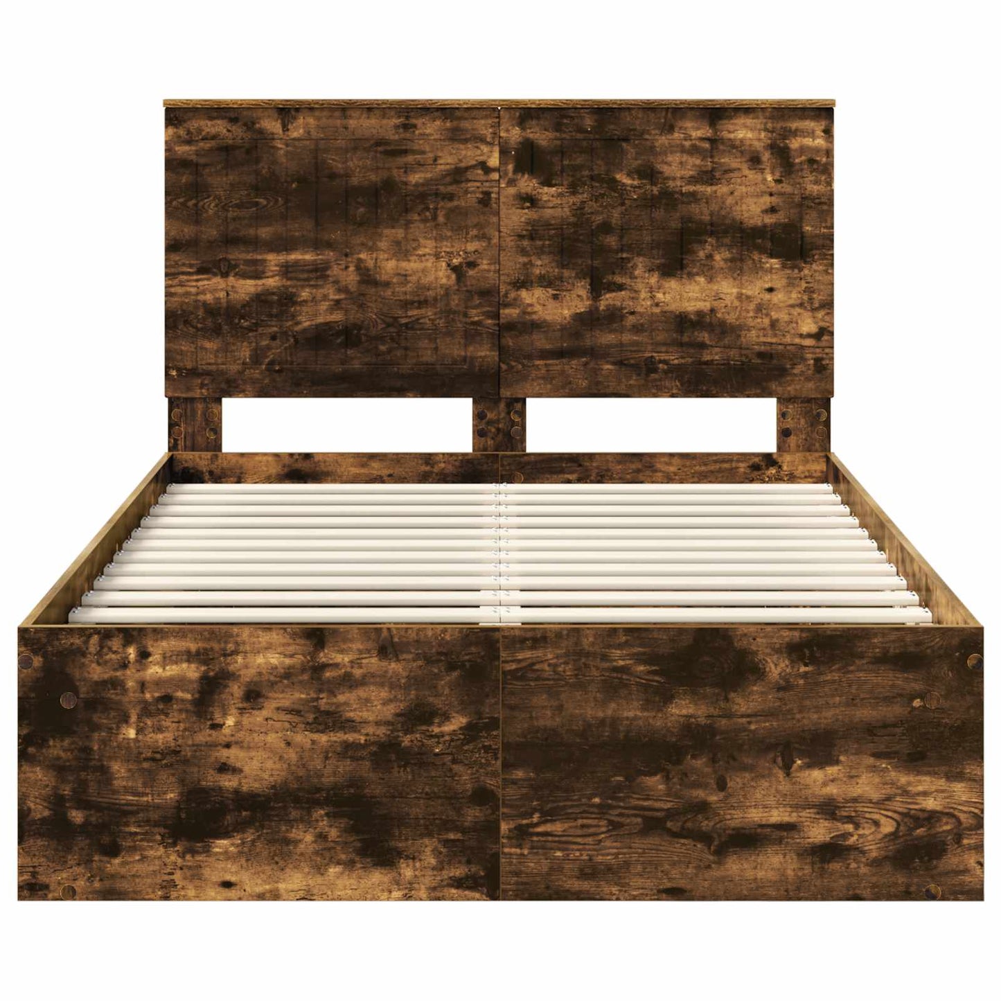 Struttura del letto Rovere fumé 120 x 190 cm Pino massello | homemem39