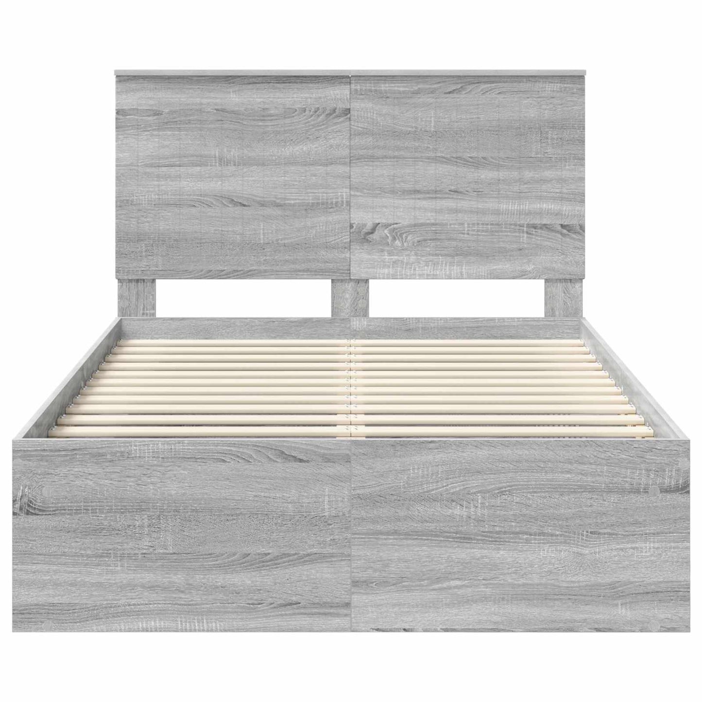 Struttura del letto Grigio Sonoma 120 x 190 cm Pino massello | homemem39
