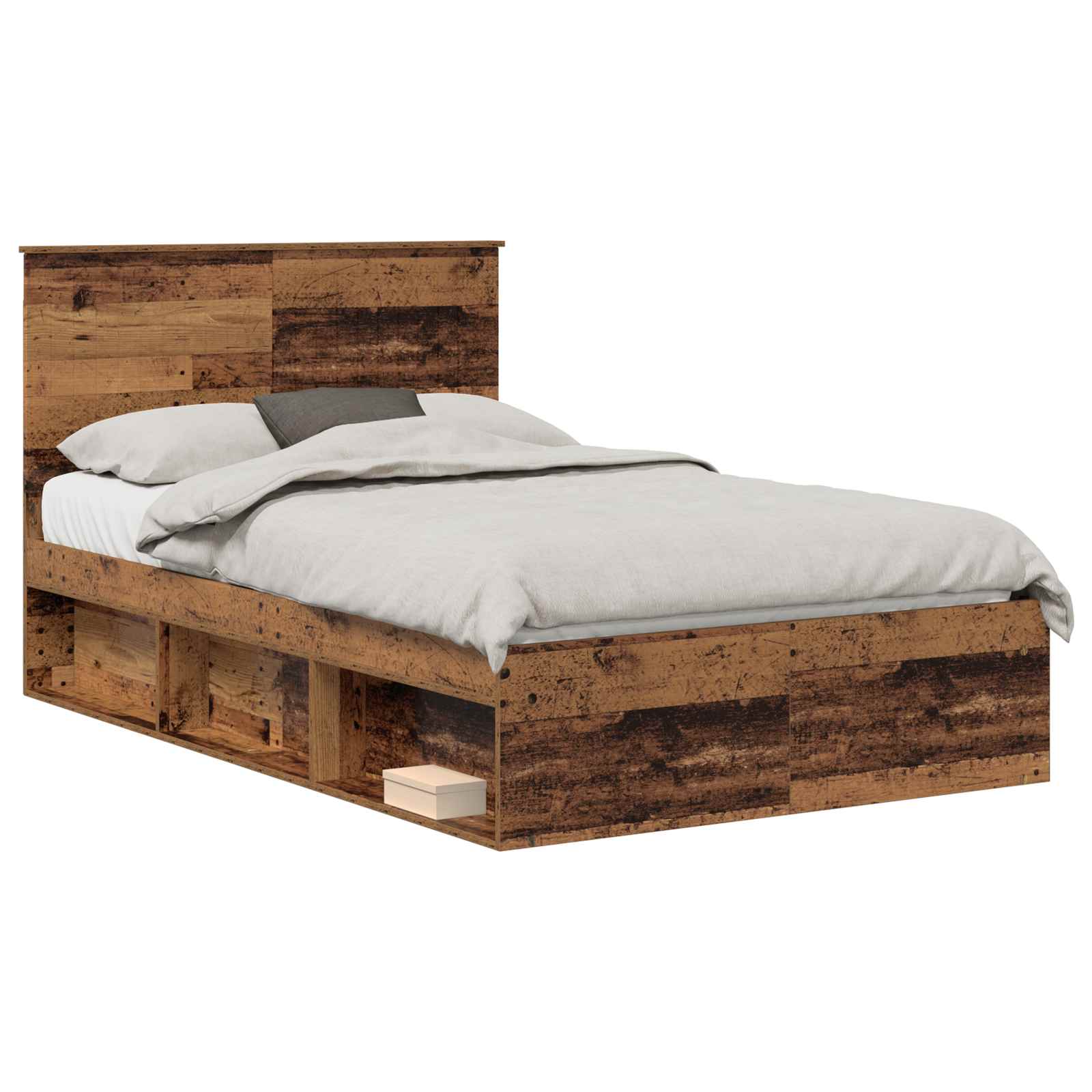 Struttura del letto Legno vecchio 120 x 190 cm Pino massello | homemem39