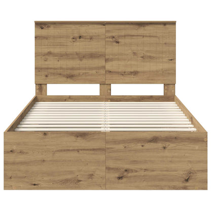 Struttura del letto Rovere Artigianale 120 x 190 cm | homemem39