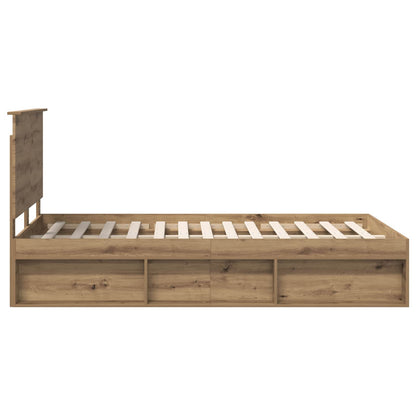 Struttura del letto Rovere Artigianale 120 x 190 cm | homemem39