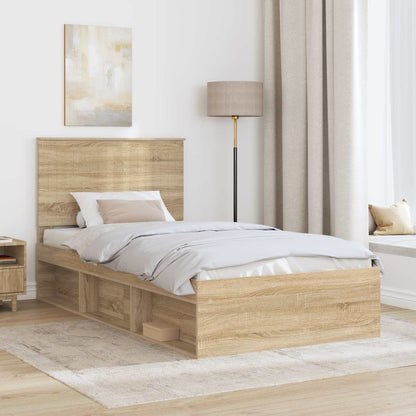 Struttura del letto Sonoma 100 x 200 cm Pino massello | homemem39