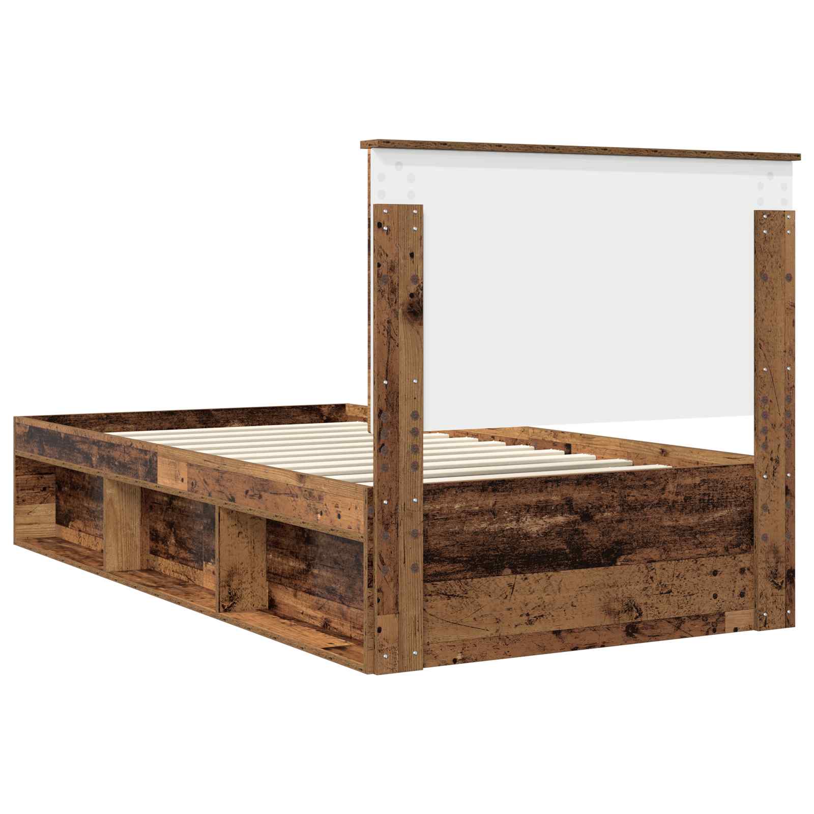 Struttura del letto Legno vecchio 100 x 200 cm Pino massello | homemem39
