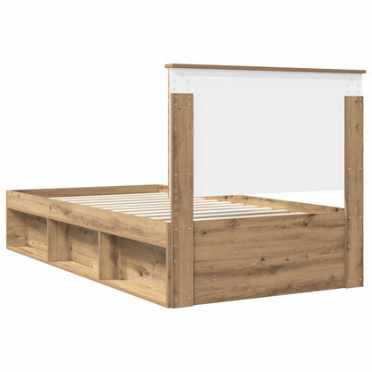 Struttura del letto Rovere Artigianale 100 x 200 cm | homemem39