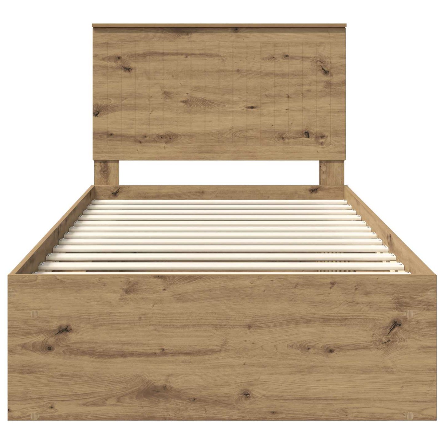 Struttura del letto Rovere Artigianale 100 x 200 cm | homemem39