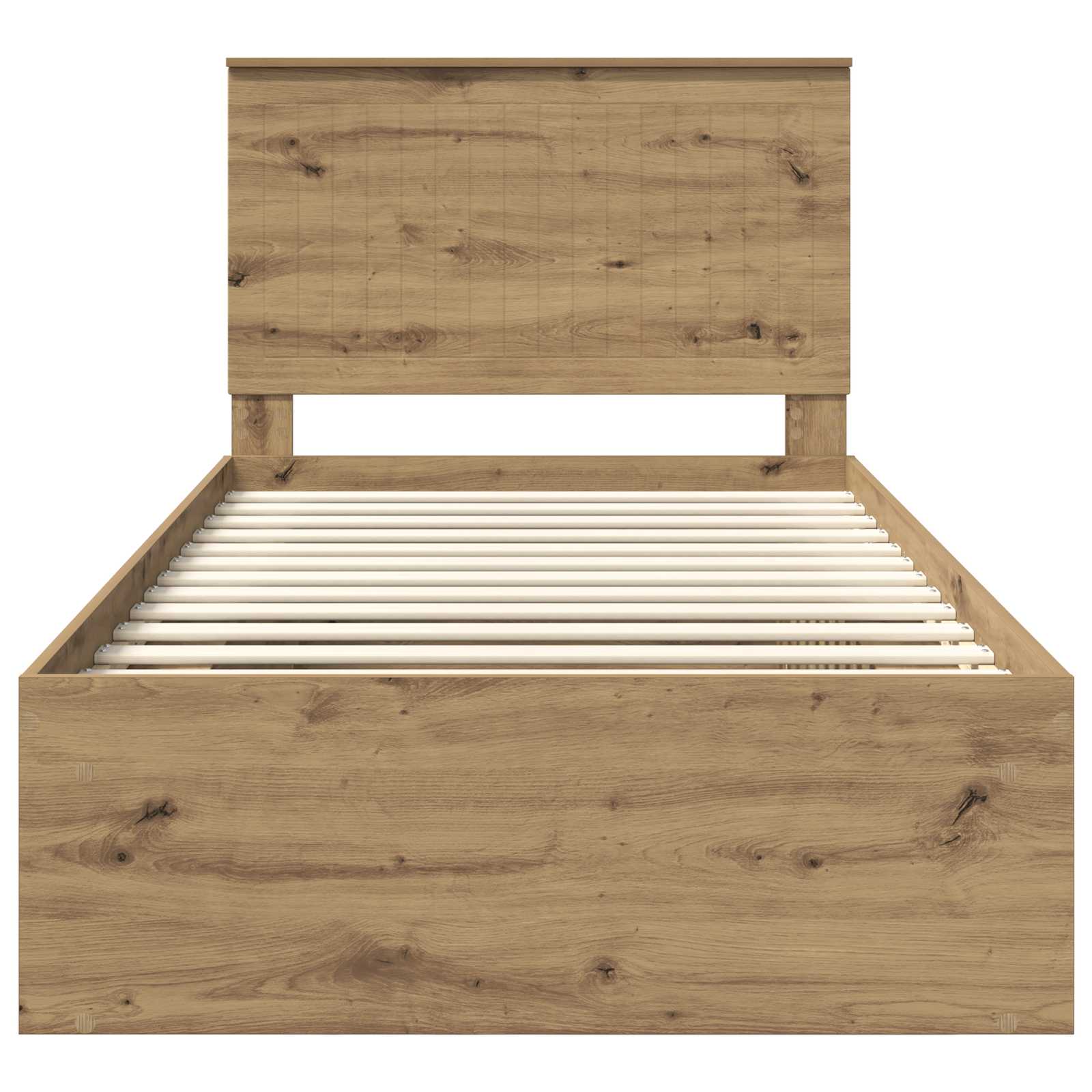Struttura del letto Rovere Artigianale 100 x 200 cm | homemem39