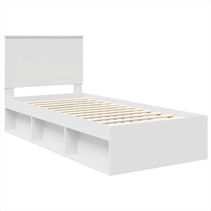 Struttura del letto Bianco 90 x 200 cm Pino massello | homemem39