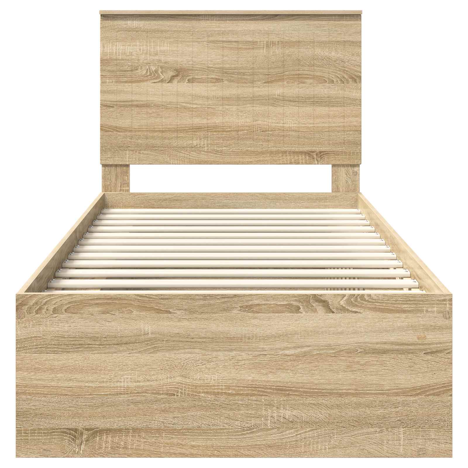 Struttura del letto Rovere Sonoma 90 x 190 cm Pino massello | homemem39