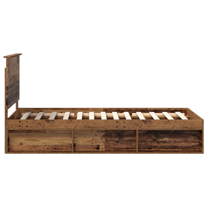 Struttura del letto Legno vecchio 90 x 200 cm Pino massello | homemem39