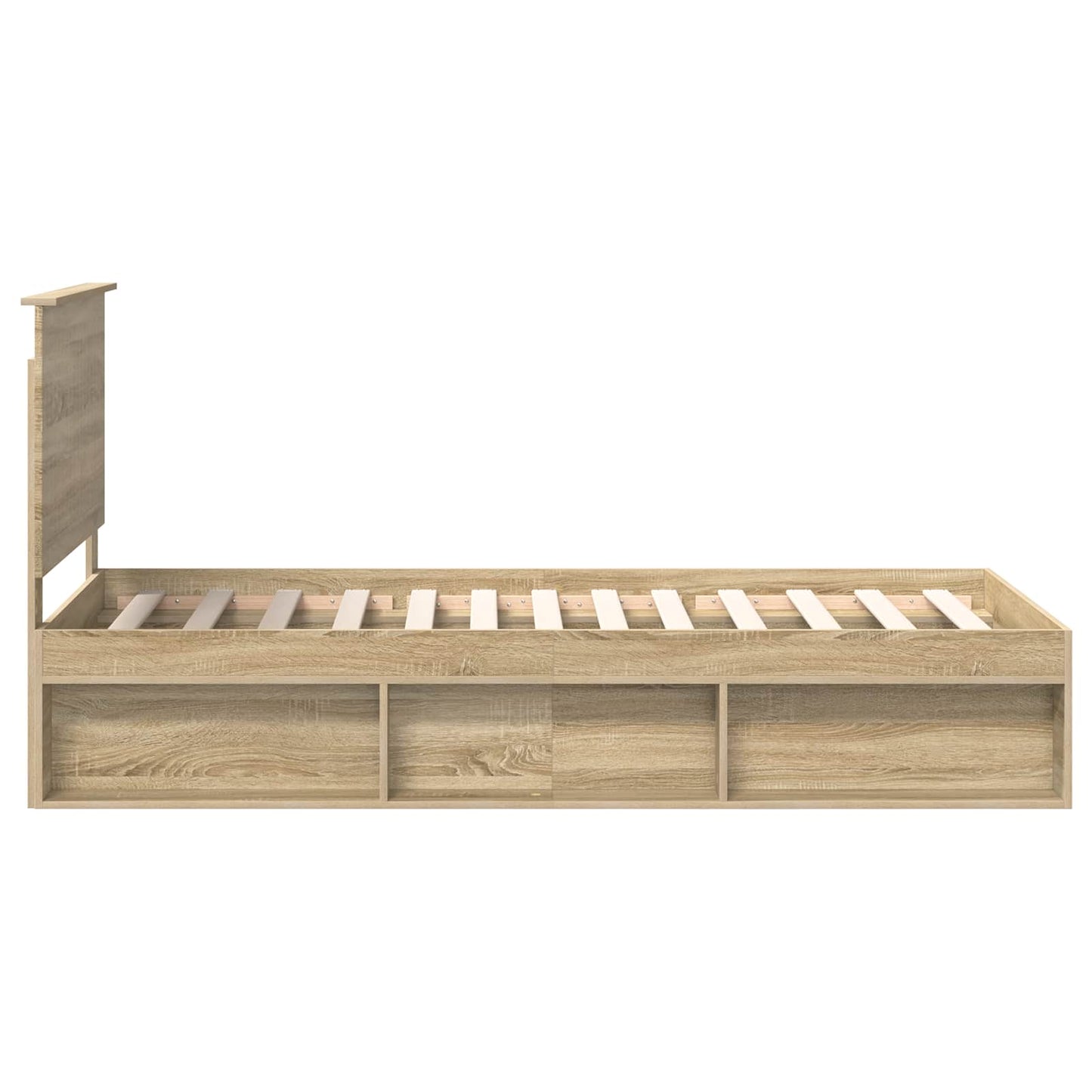 Struttura del letto Sonoma 90 x 190 cm Pino massello | homemem39