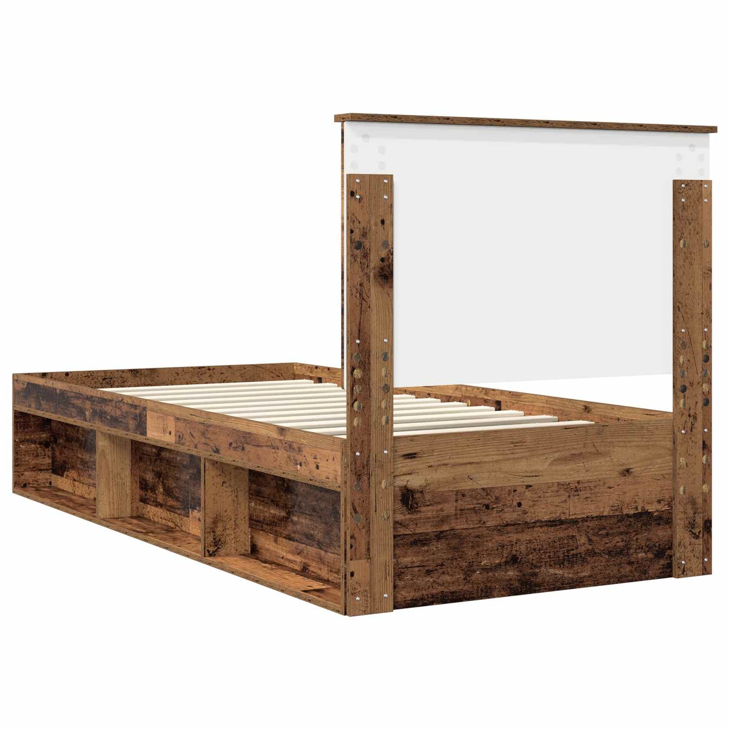 Struttura del letto Legno vecchio 90 x 190 cm Pino massello | homemem39