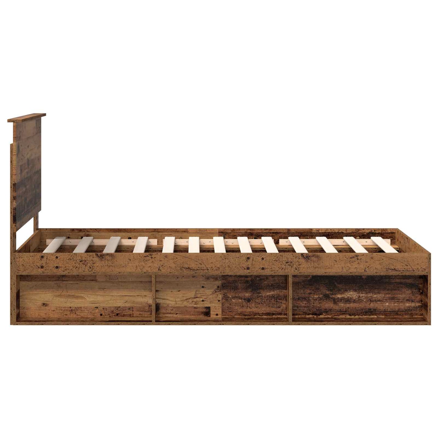 Struttura del letto Legno vecchio 90 x 190 cm Pino massello | homemem39