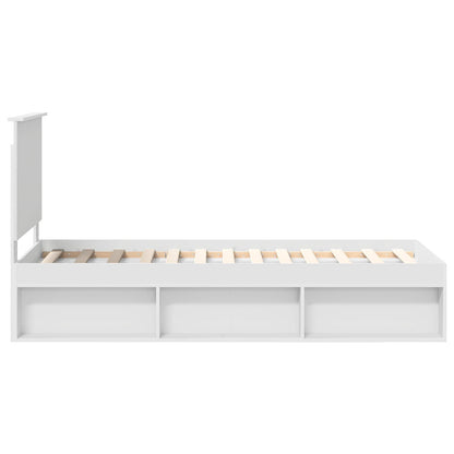 Struttura del letto Bianco 75 x 190 cm Pino massello | homemem39