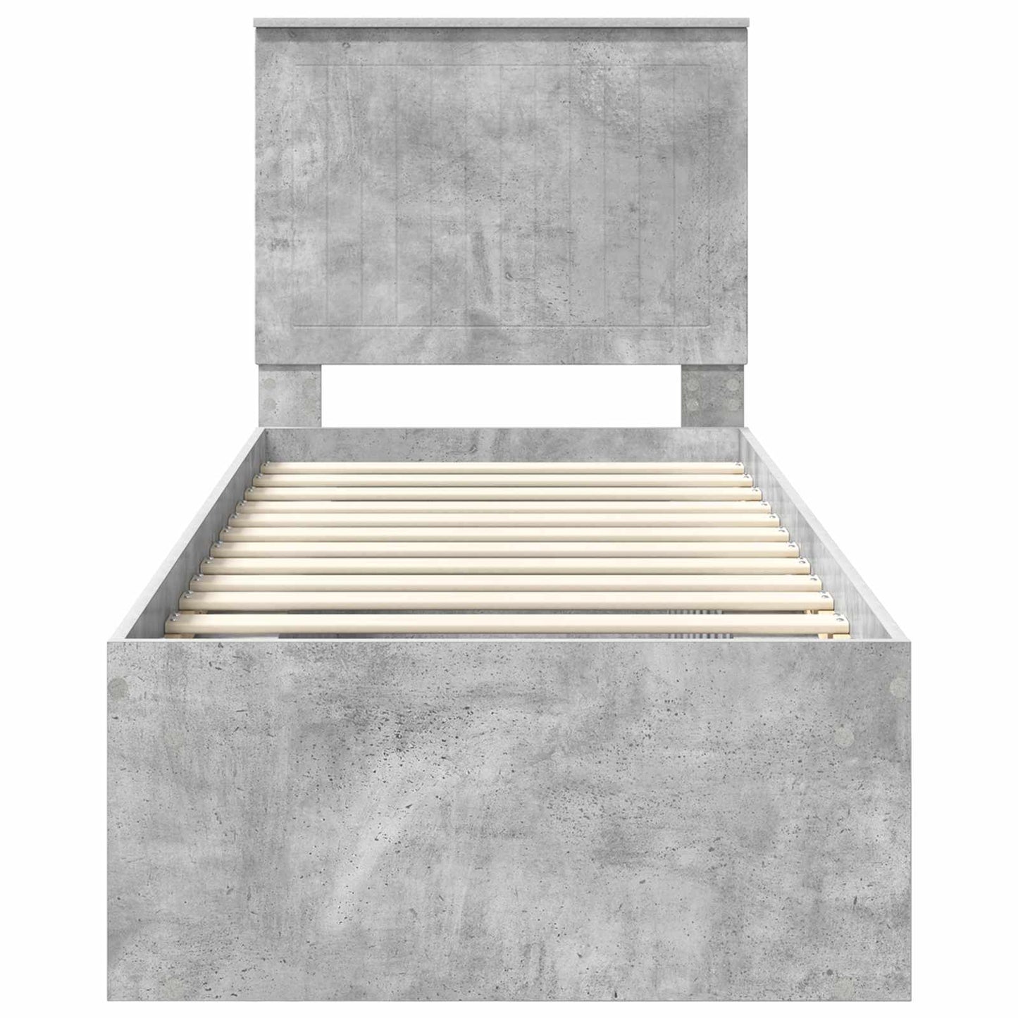 Struttura del letto Grigio Concretè 75 x 190 cm Pino massello | homemem39