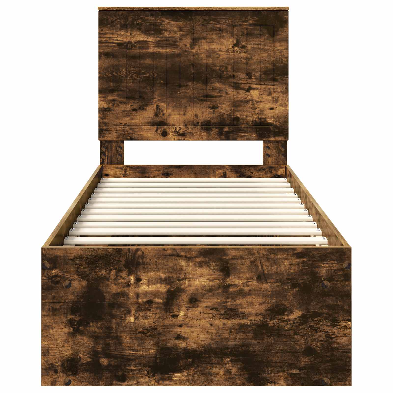 Struttura del letto Rovere fumé 75 x 190 cm Pino massello | homemem39