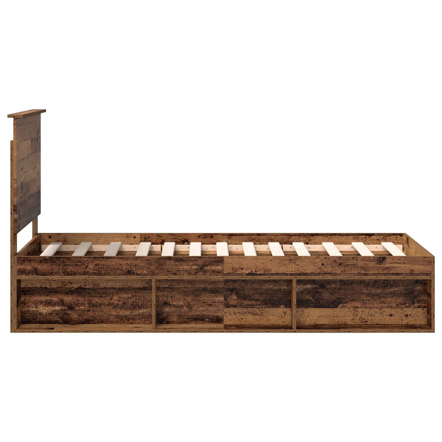 Struttura del letto Legno vecchio 75 x 190 cm Pino massello | homemem39