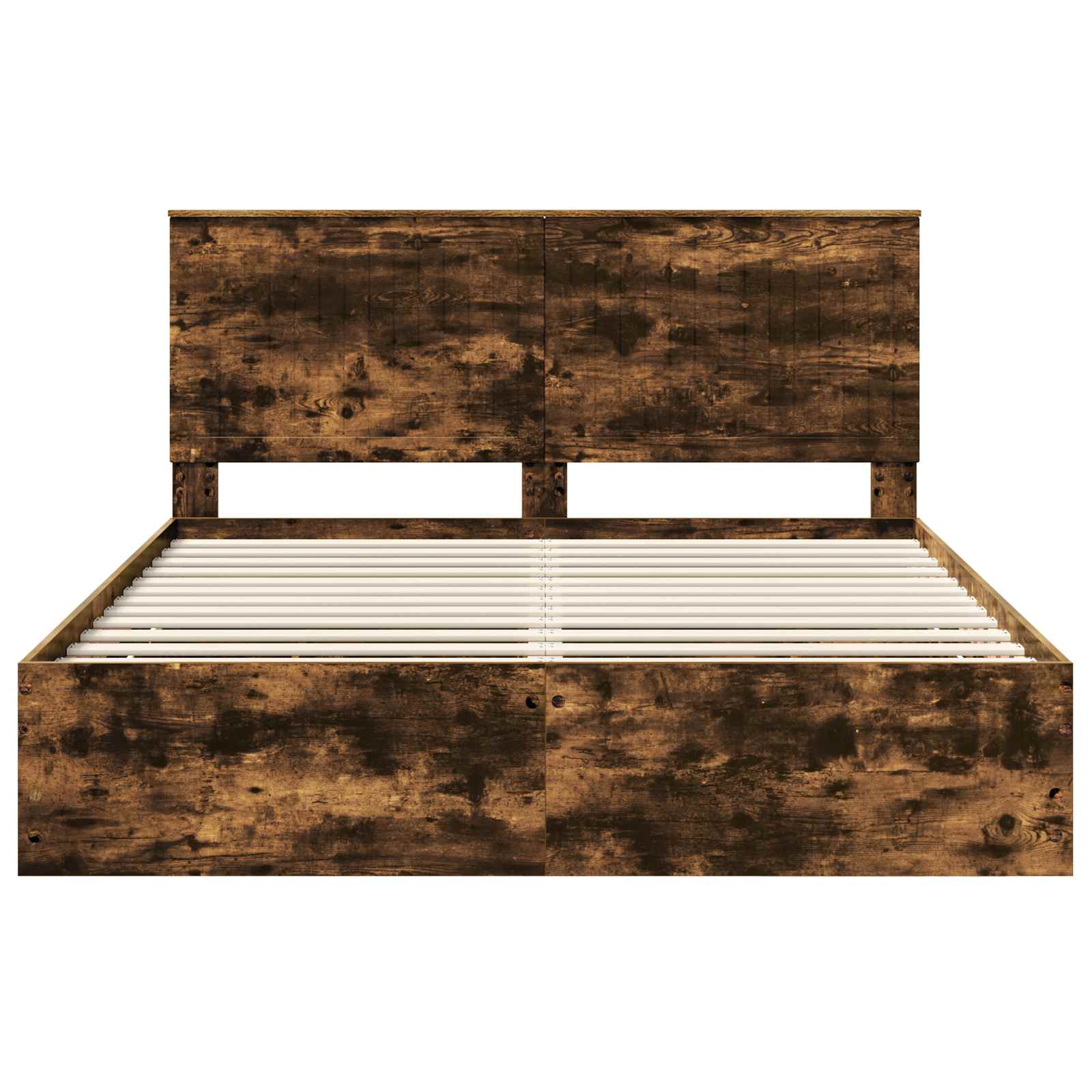 Struttura del letto con cassetto Rovere fumé 160 x 200 cm | homemem39