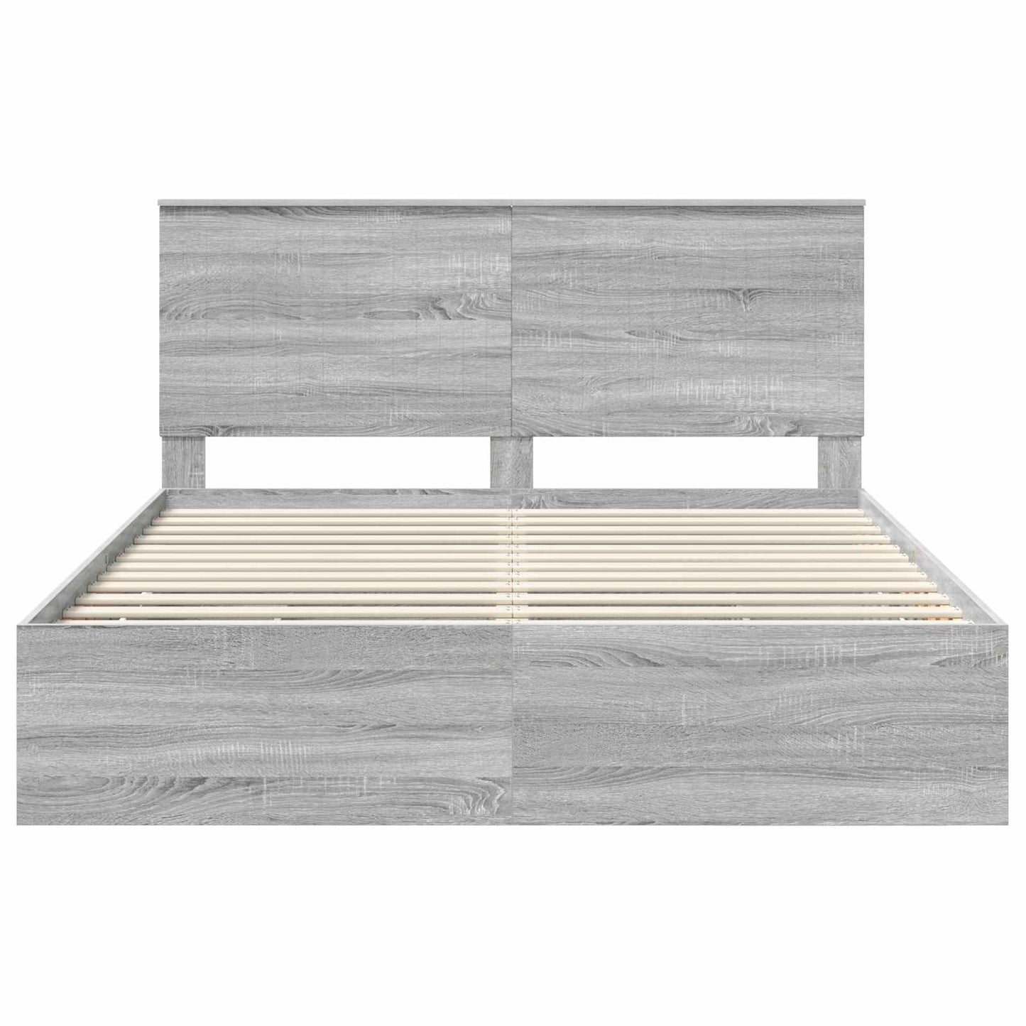 Struttura del letto con cassetto Grigio Sonoma 160 x 200 cm | homemem39