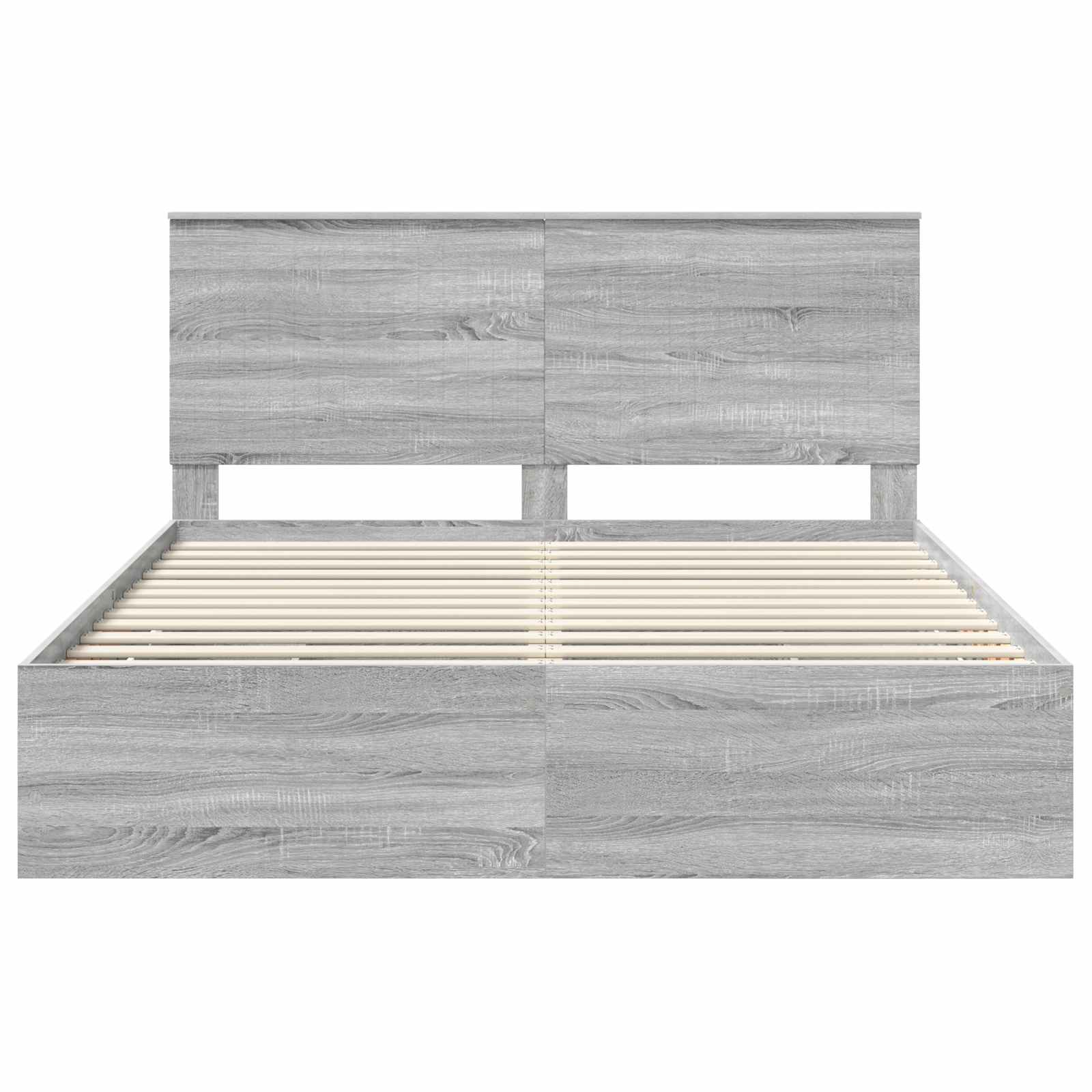 Struttura del letto con cassetto Grigio Sonoma 160 x 200 cm | homemem39
