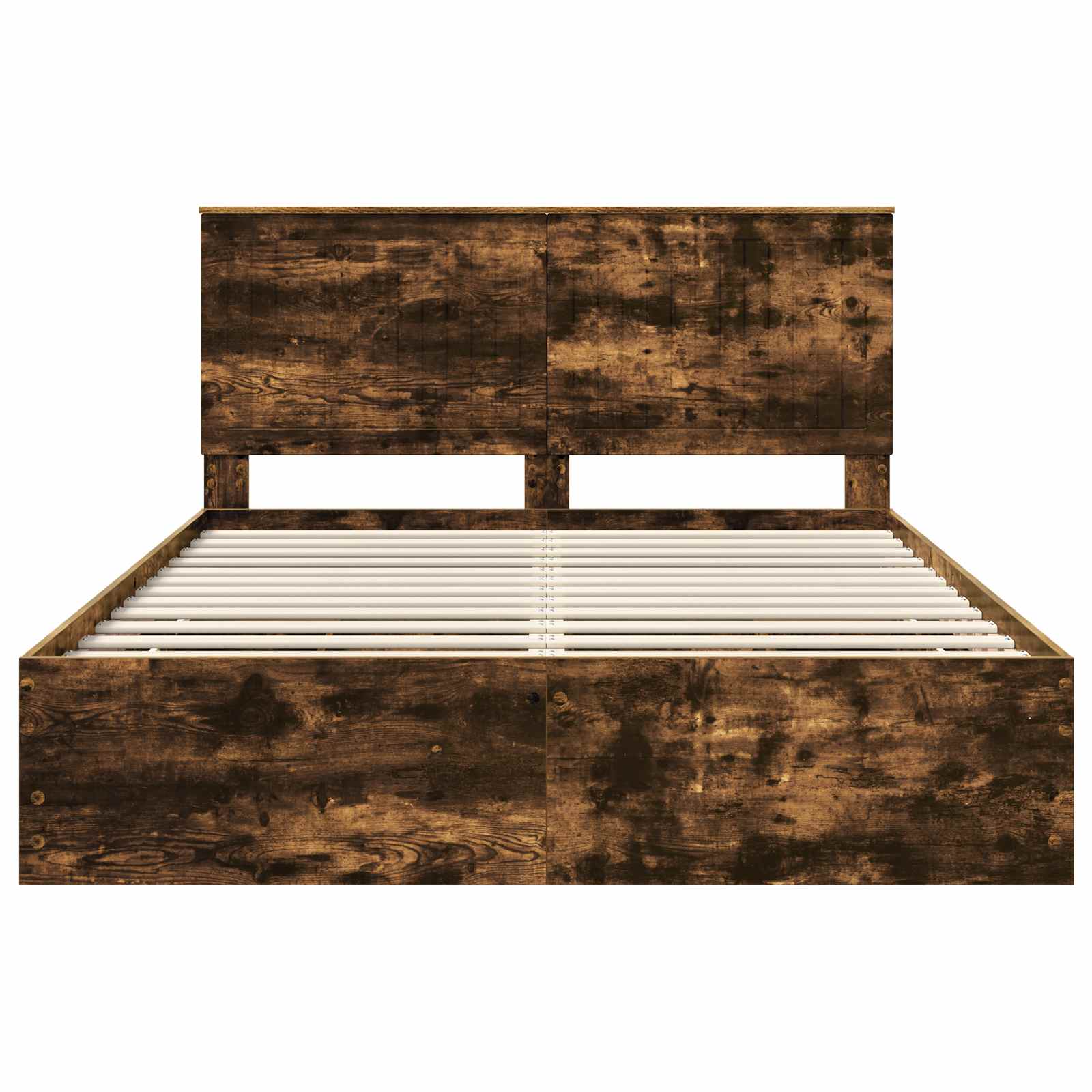 Struttura del letto con cassetto Rovere fumé 150 x 200 cm | homemem39