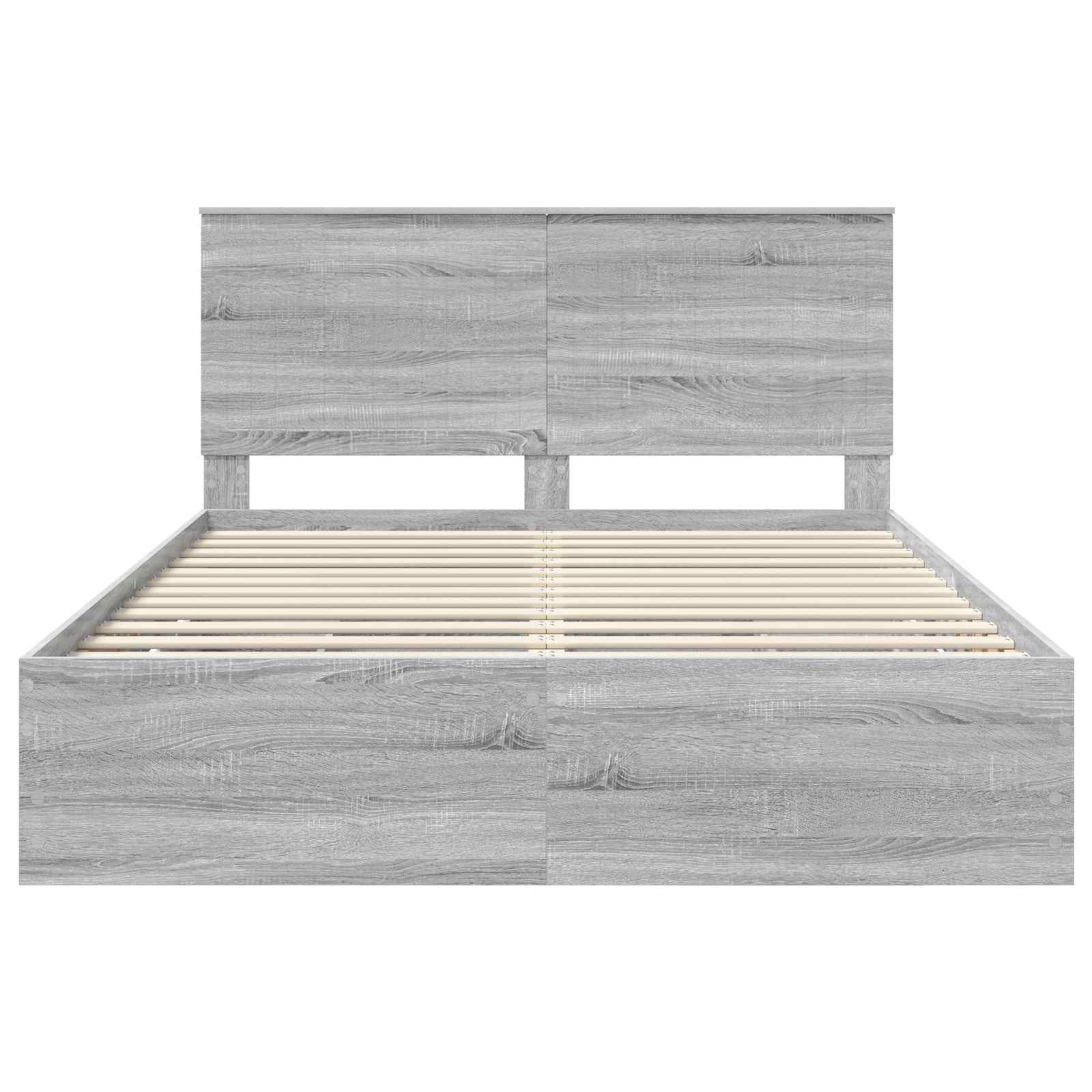 Struttura del letto con cassetto Grigio Sonoma 150 x 200 cm | homemem39