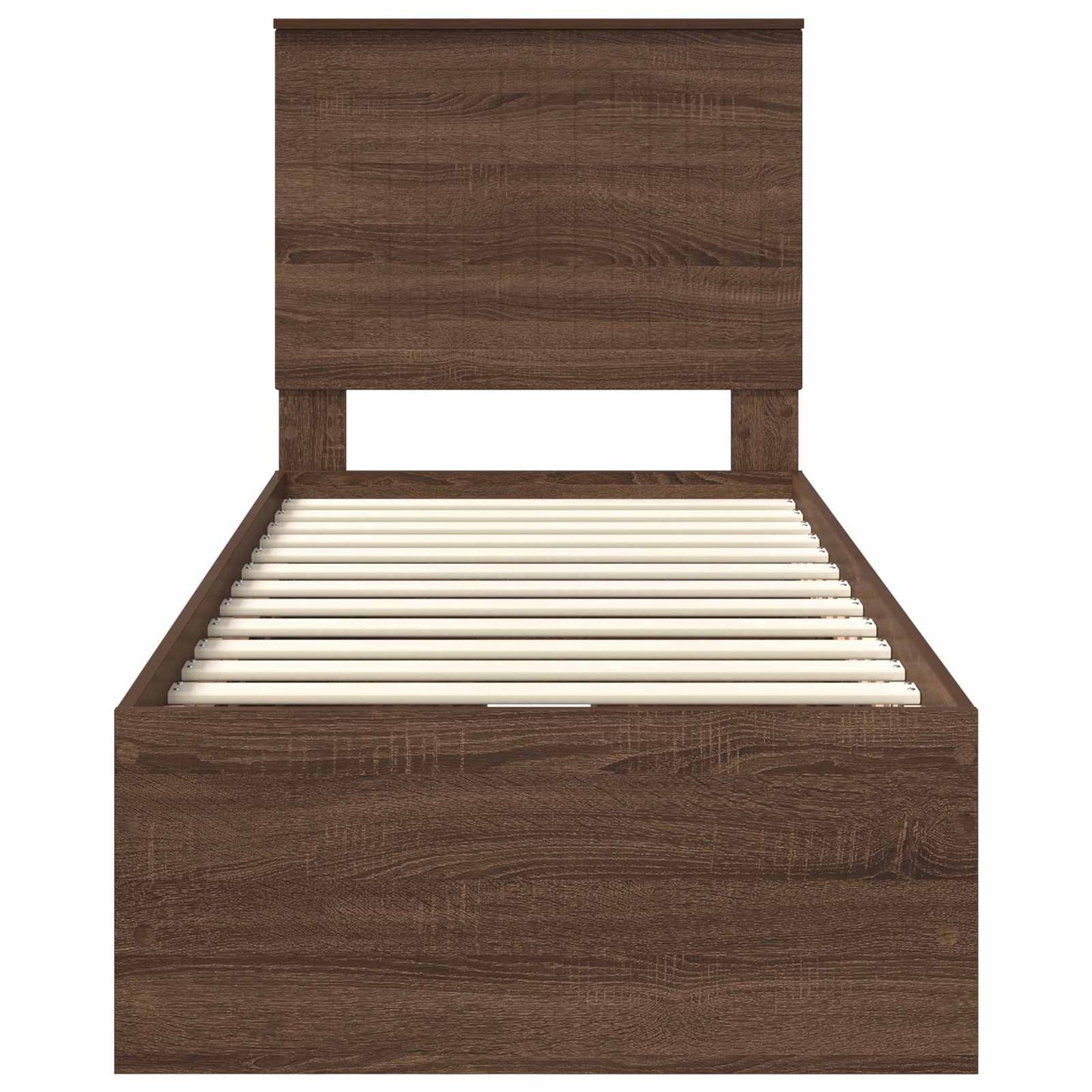 Struttura del letto con cassetto Rovere Marrone 75 x 190 cm
