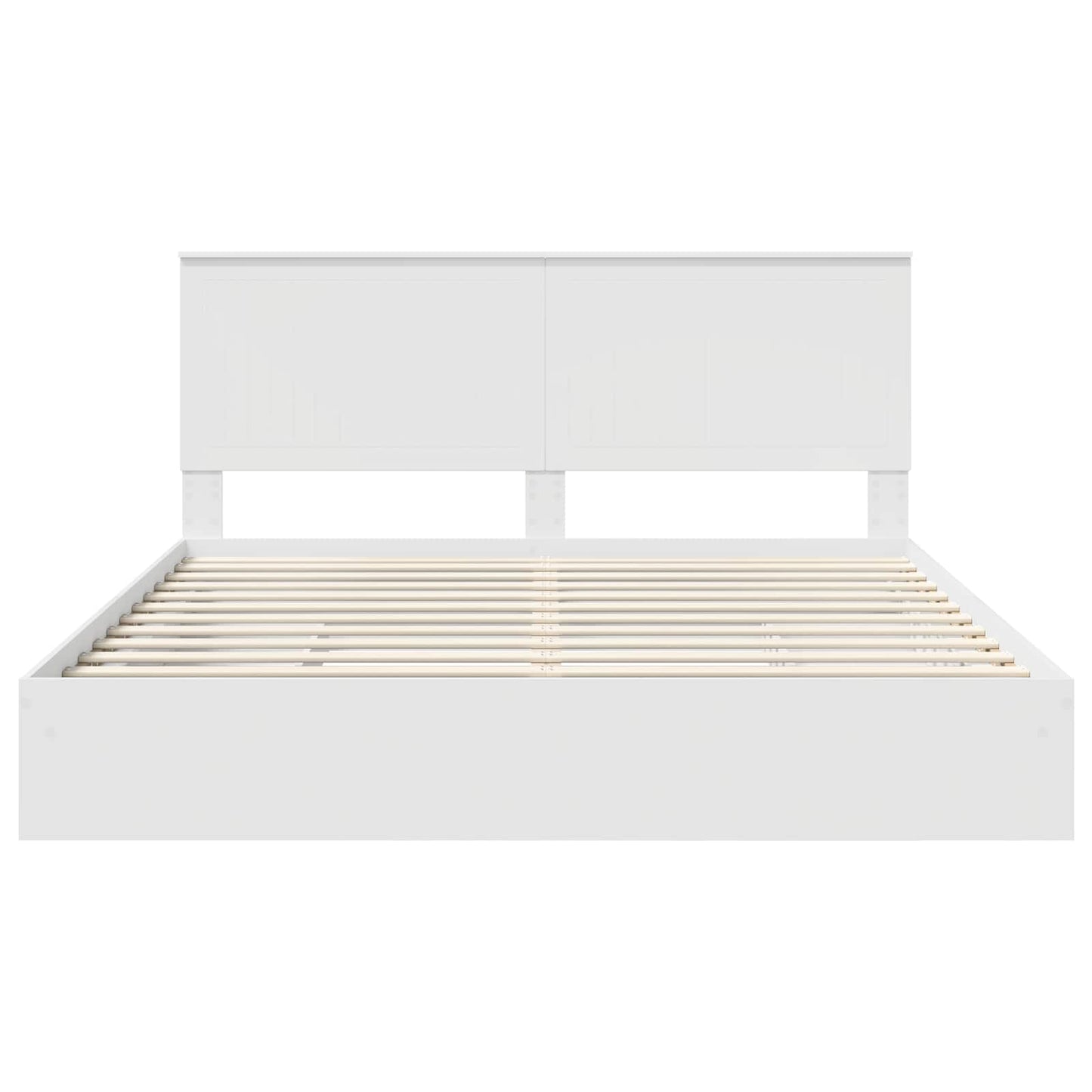 Letto con Contenitore Bianco 180 x 200 cm Legno multistrato | homemem39