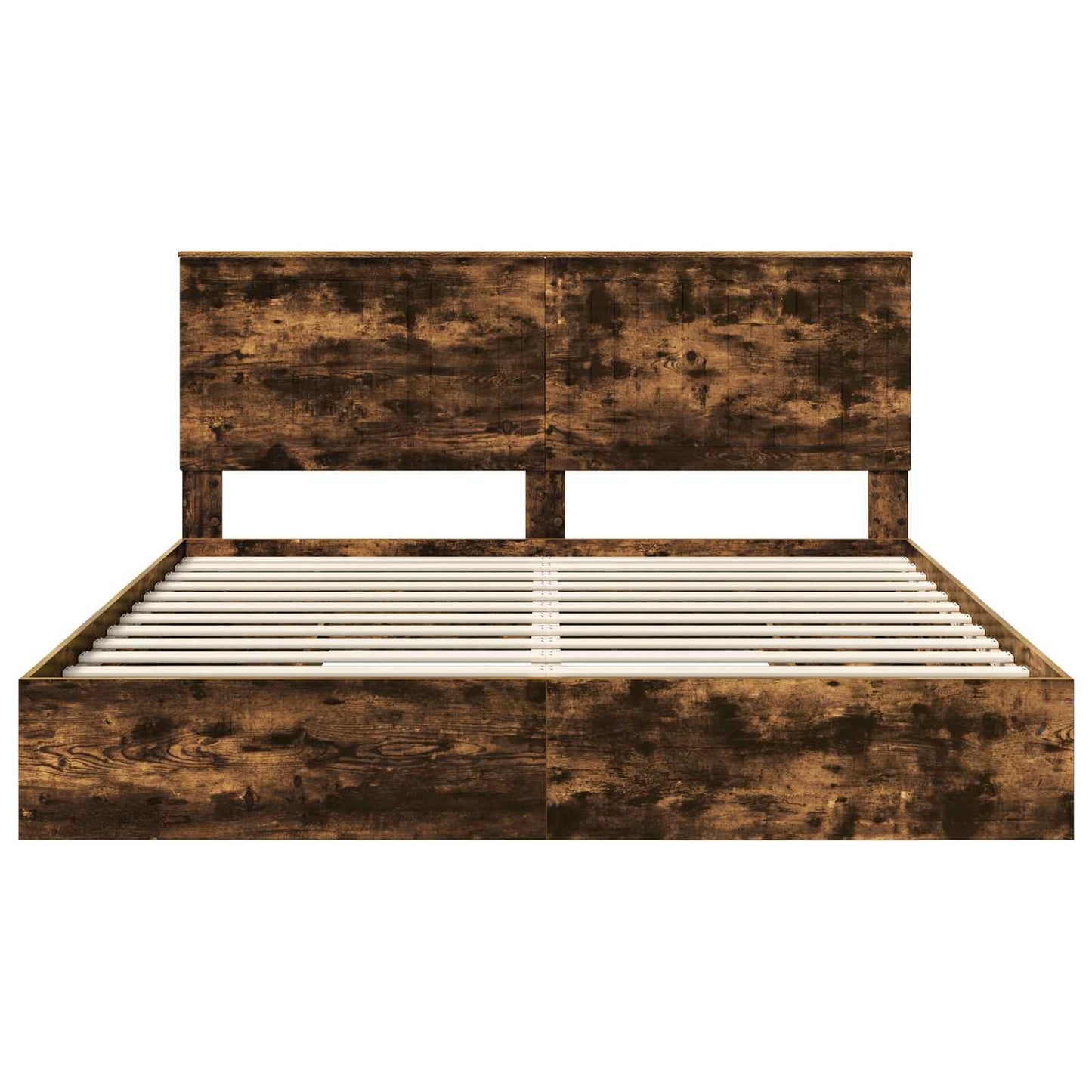 Letto con Contenitore con testiera Rovere fumé 180 x 200 cm | homemem39