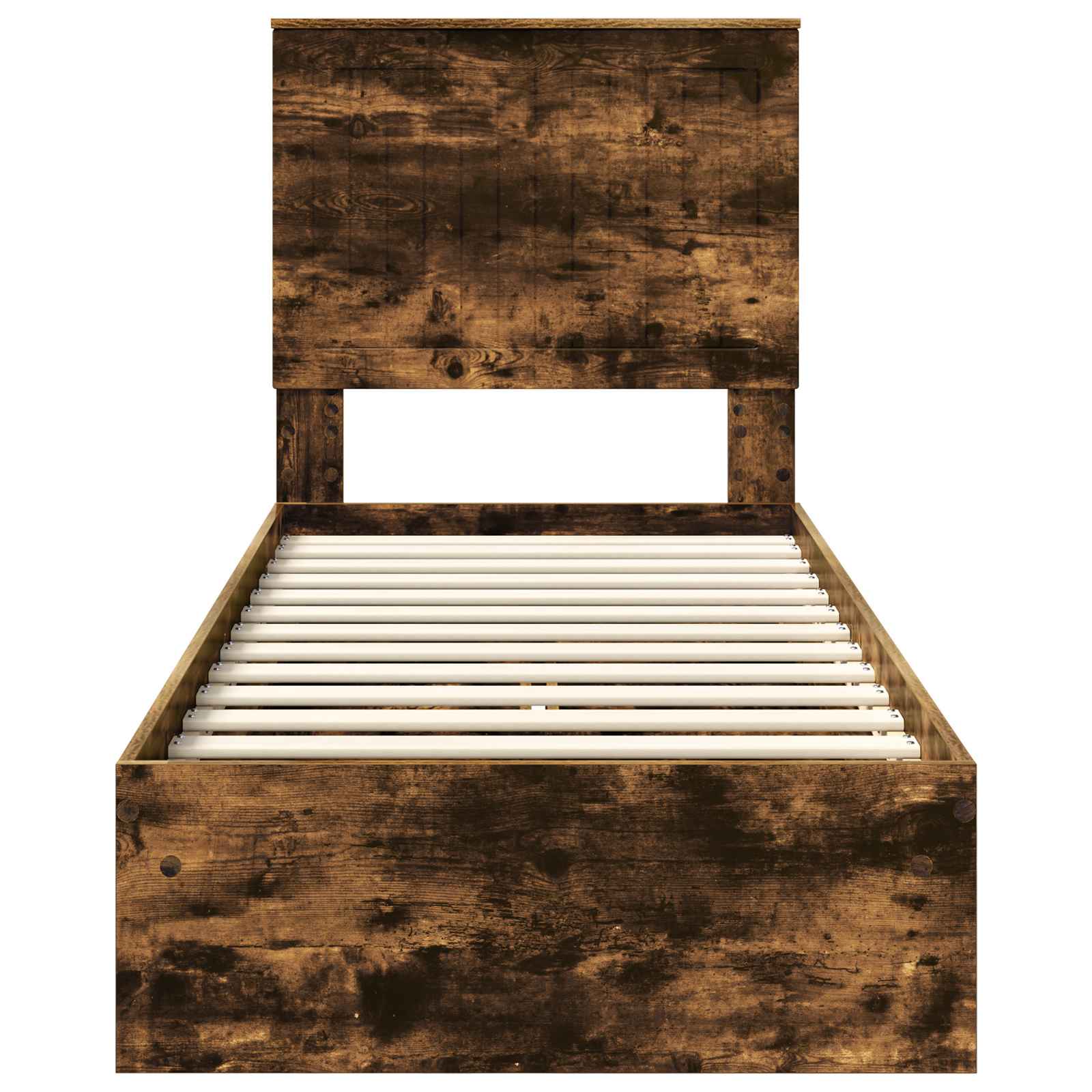 Letto con Contenitore Rovere fumé 75 x 190 cm Legno multistrato | homemem39