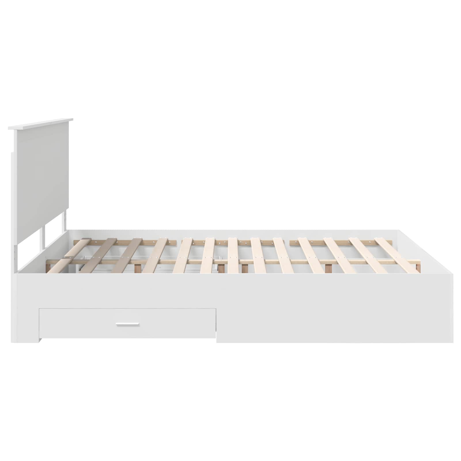 Struttura del letto Bianco 180 x 200 cm Legno multistrato | homemem39