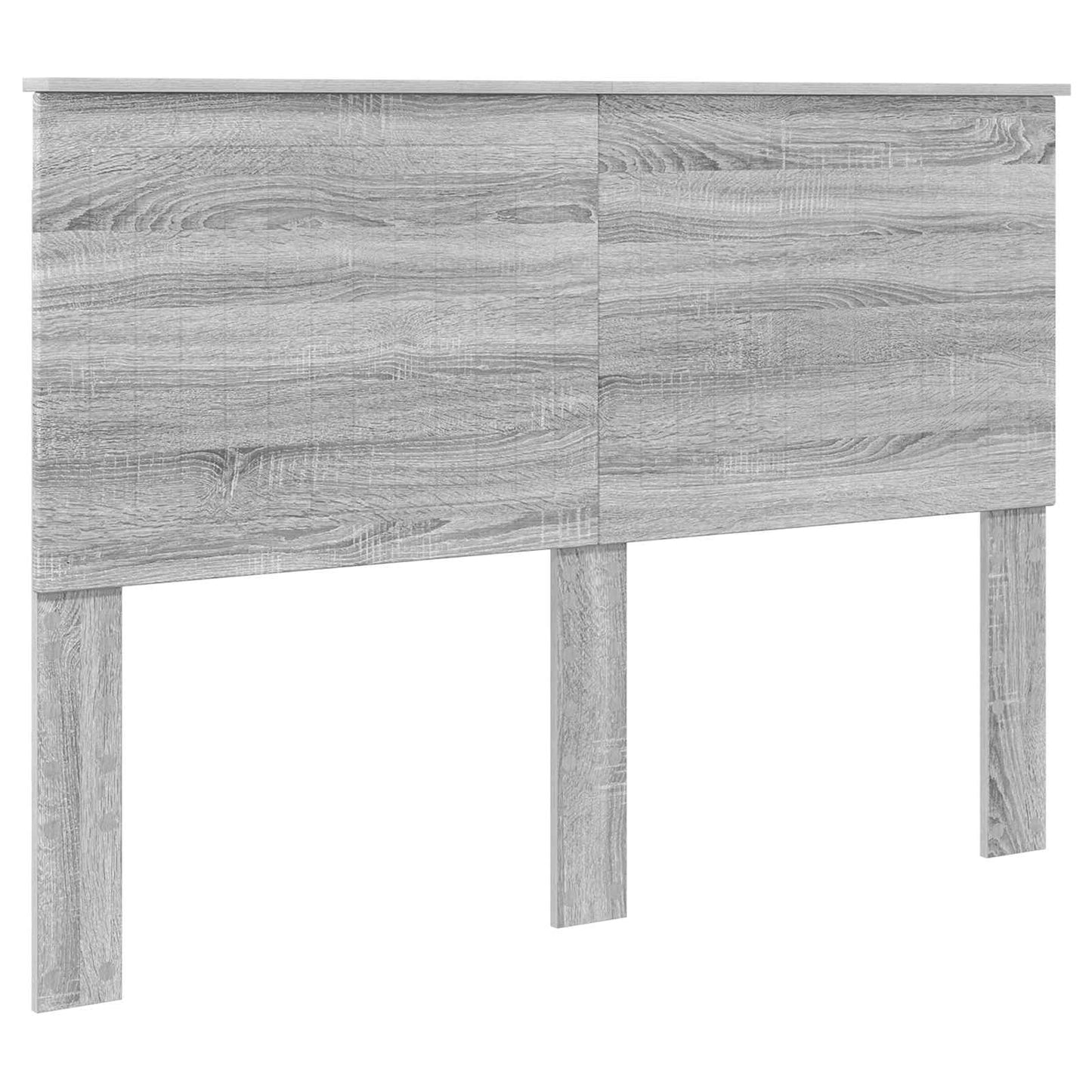 Struttura del letto con testiera Grigio Sonoma 140 x 200 cm | homemem39