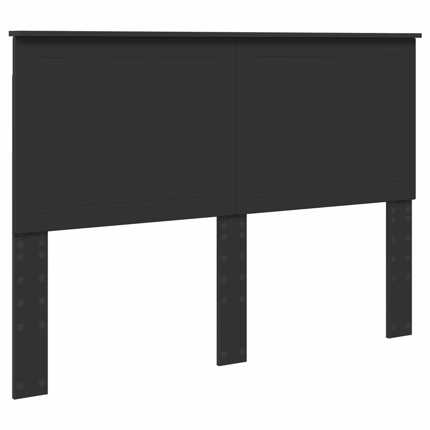 Struttura del letto Nero 140 x 190 cm Legno multistrato