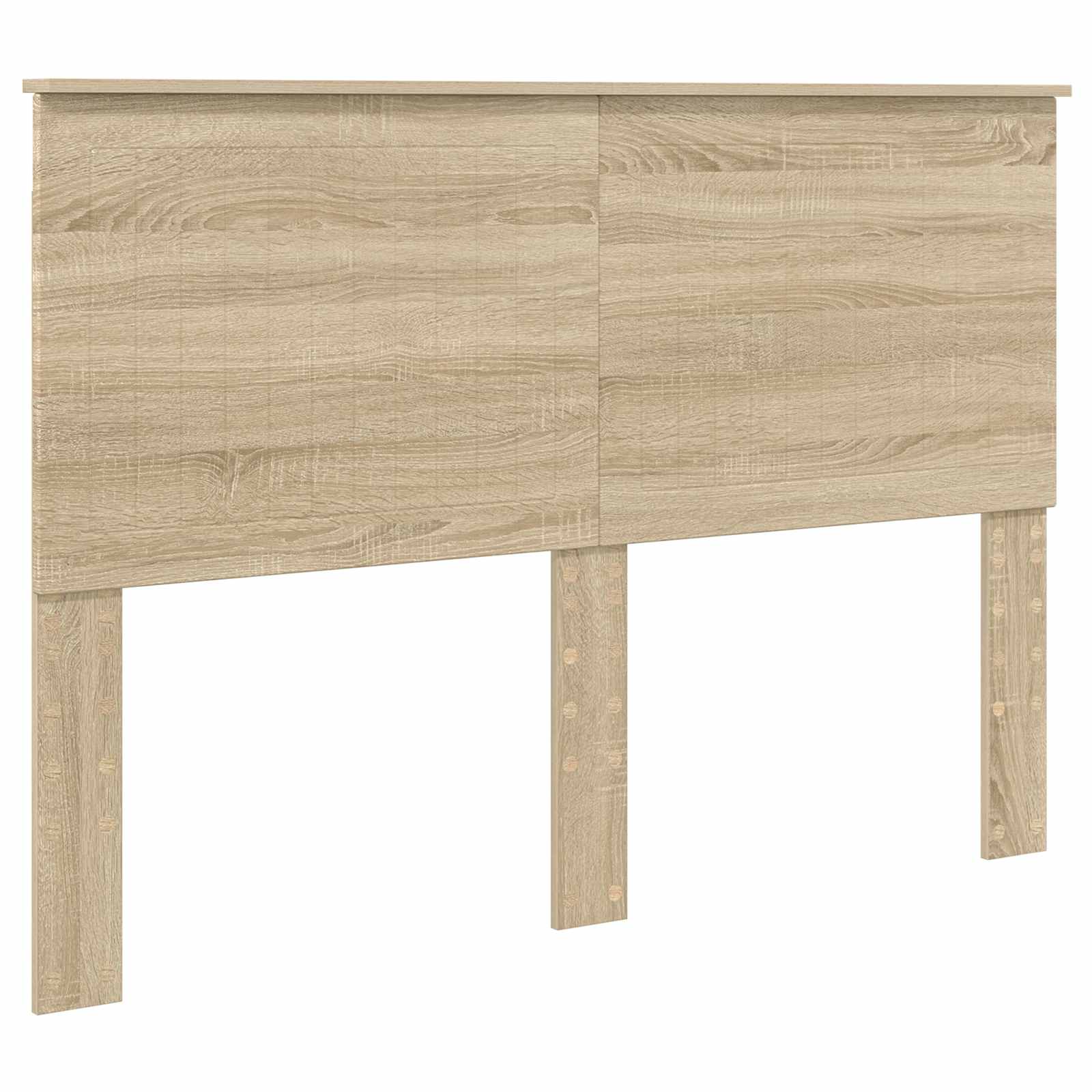 Struttura del letto con testiera Rovere Sonoma 140 x 190 cm | homemem39