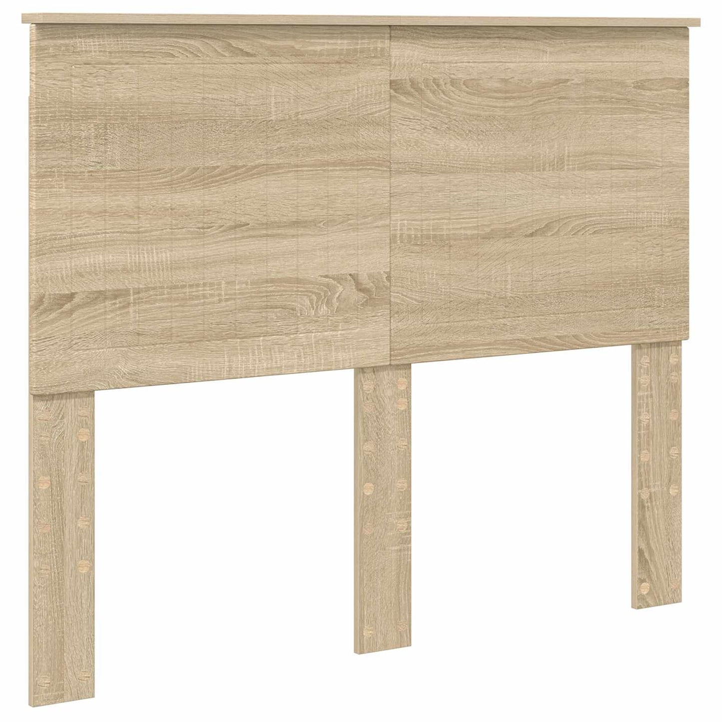 Struttura del letto con testiera Rovere Sonoma 135 x 190 cm | homemem39