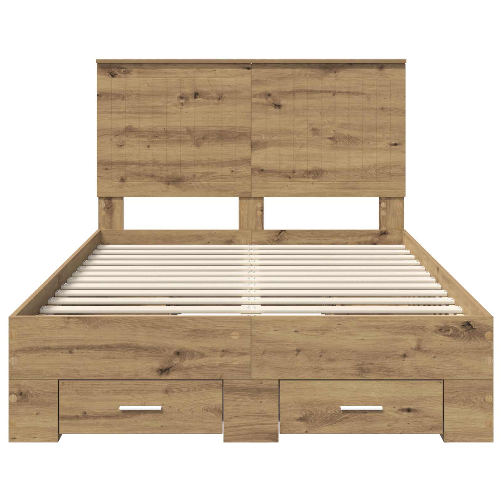 Struttura del letto Rovere artigianale 120 x 190 cm | homemem39