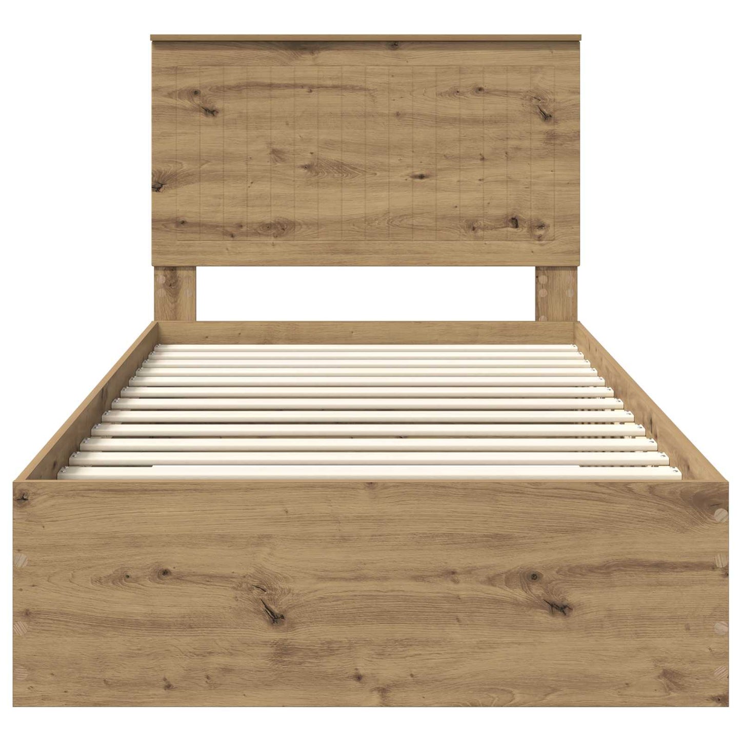 Struttura del letto Rovere artigianale 100 x 200 cm | homemem39