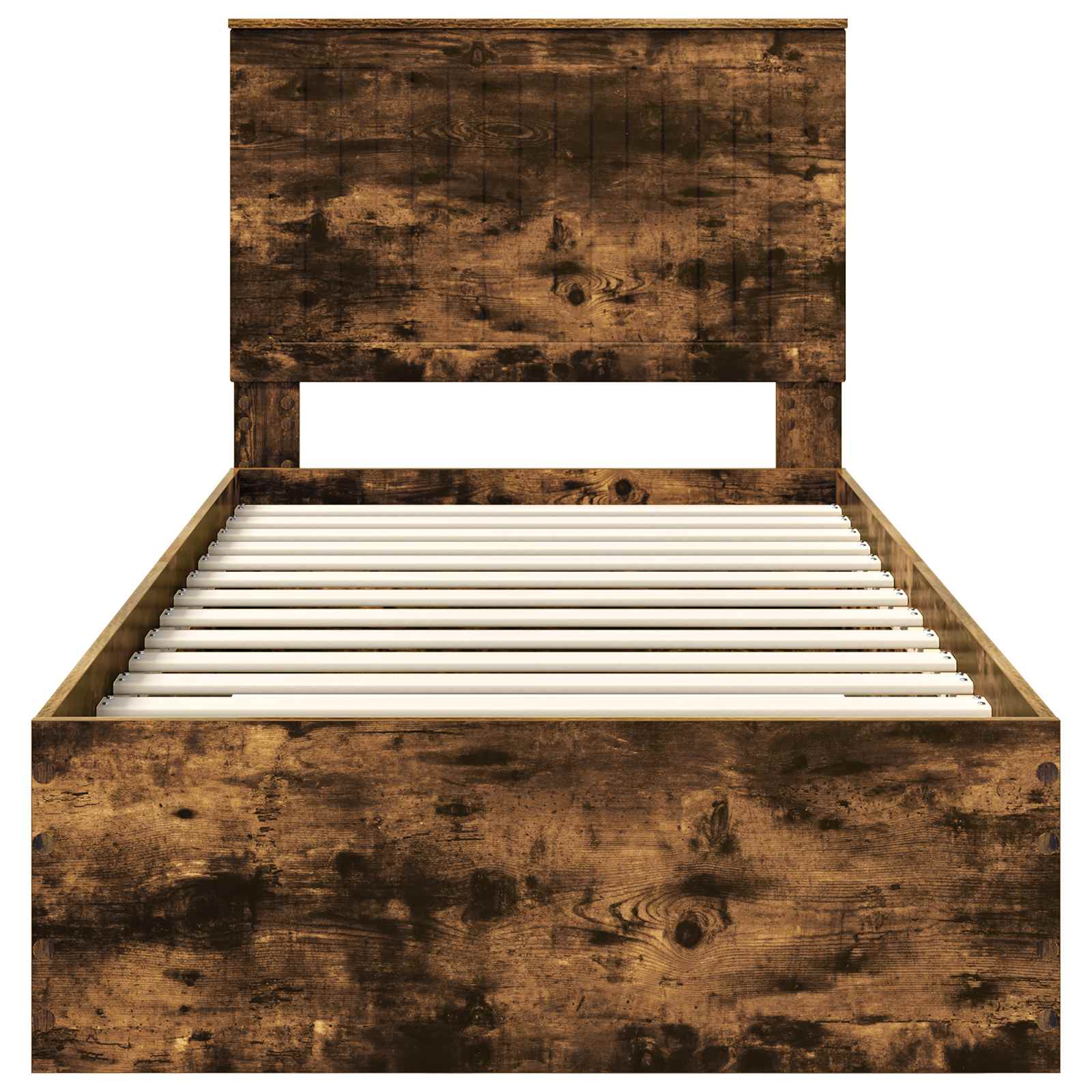 Struttura del letto Rovere fumé 90 x 200 cm Legno multistrato | homemem39