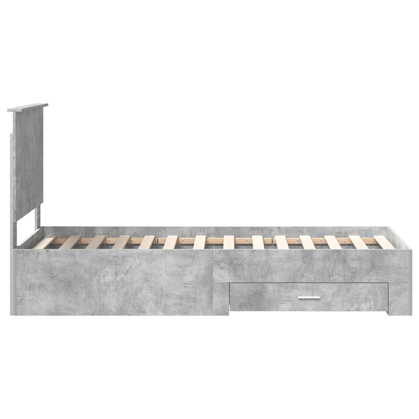 Struttura del letto Grigio Certo e Argento 70 x 190 cm | homemem39