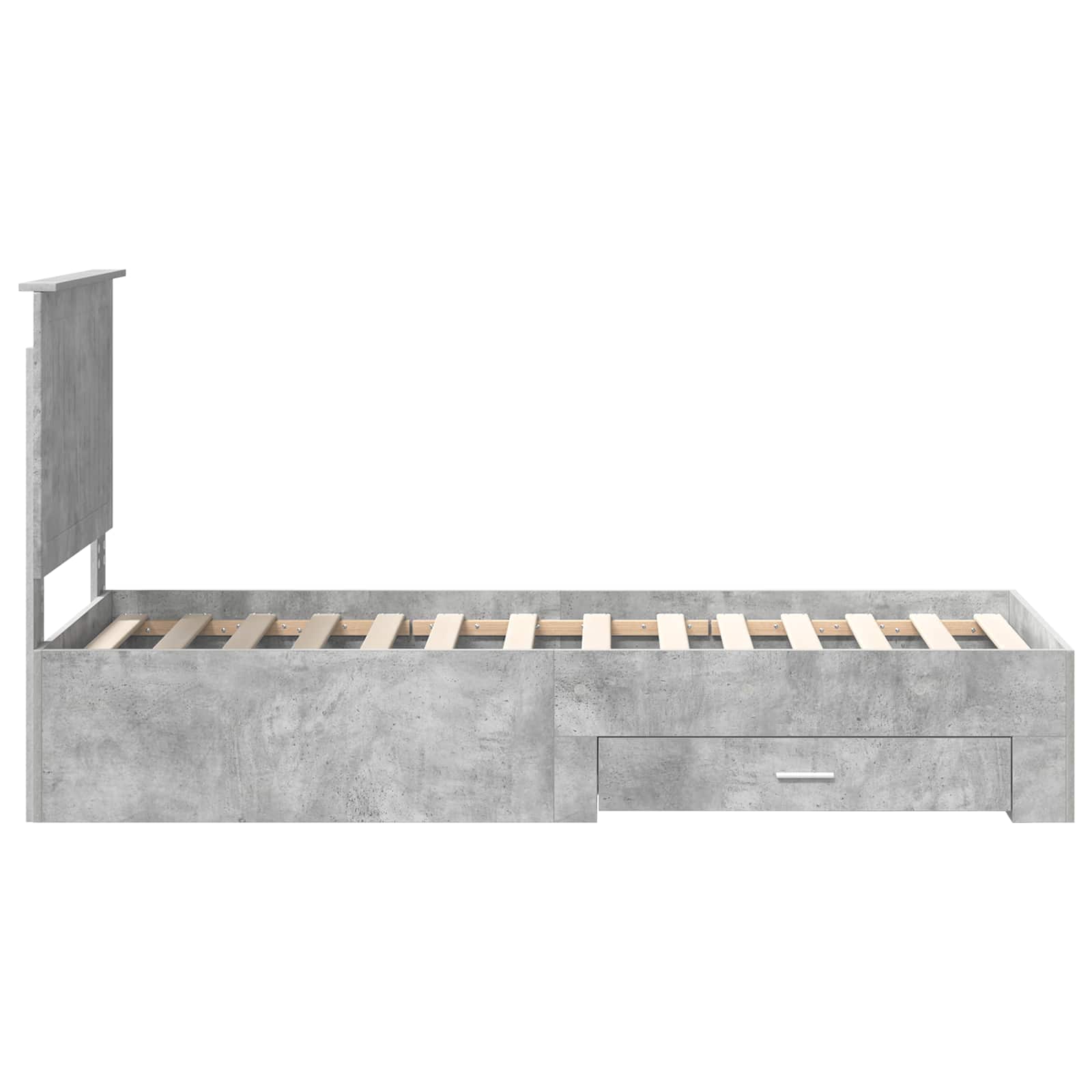 Struttura del letto Grigio Certo e Argento 70 x 190 cm | homemem39