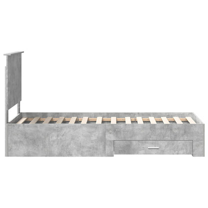 Struttura del letto Grigio Certo e Argento 70 x 190 cm | homemem39
