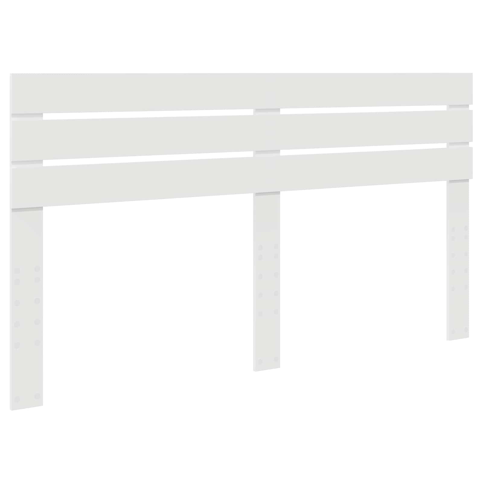 Struttura del letto Bianco 200 x 200 cm Pino massello | homemem39