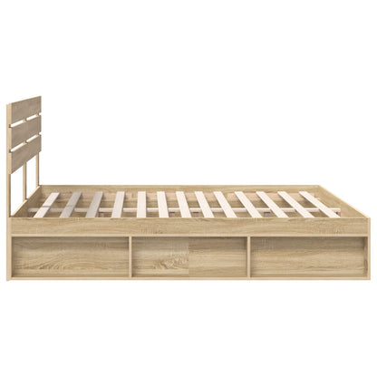 Struttura del letto Sonoma 200 x 200 cm Pino massello | homemem39