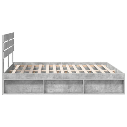 Struttura del letto Calcestruzzo 180 x 200 cm Pino massello | homemem39