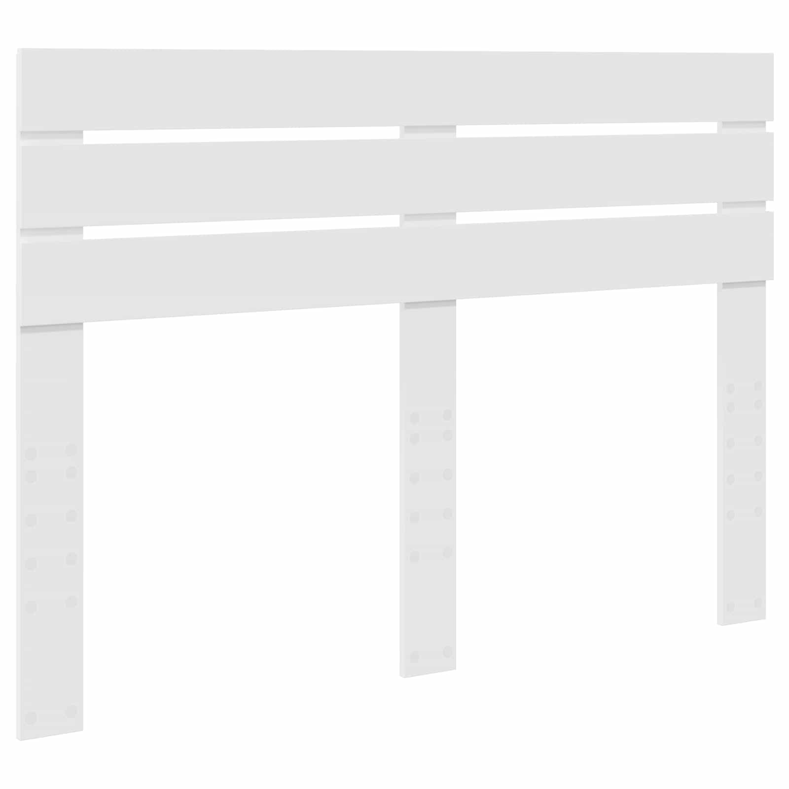 Struttura del letto Bianco 160 x 200 cm Pino massello | homemem39