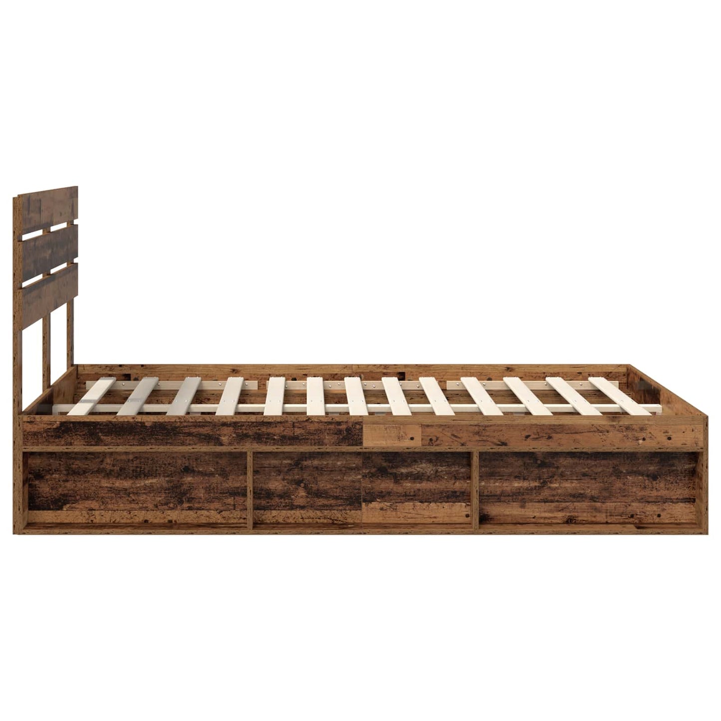 Struttura del letto Legno vecchio 150 x 200 cm Pino massello | homemem39