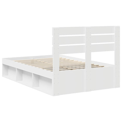 Struttura del letto Bianco 120 x 200 cm Pino massello | homemem39
