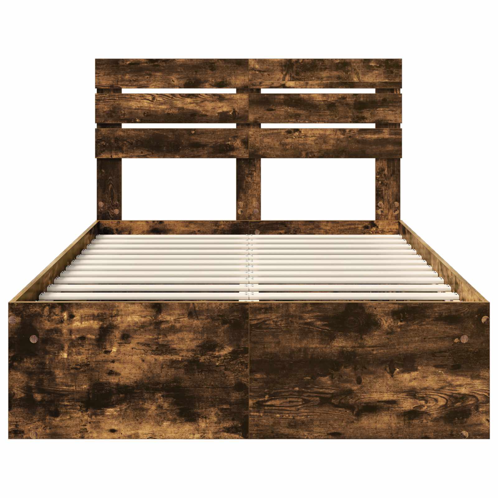 Struttura del letto Rovere fumé 120 x 200 cm Pino massello | homemem39